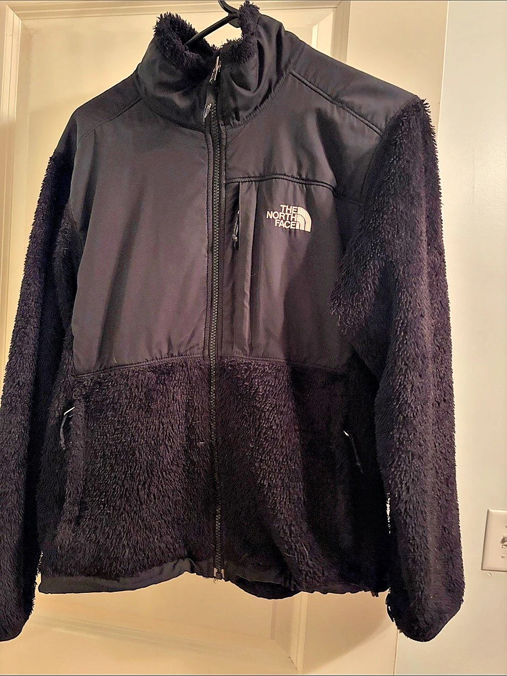 The North Face Denali Jacket Black Fleece Jacket Size Medium